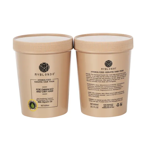 Hair Care Product Repair Damaged and Dry Hair Private Brand Hair Mask Treatment 600ml Professional Brand OEM