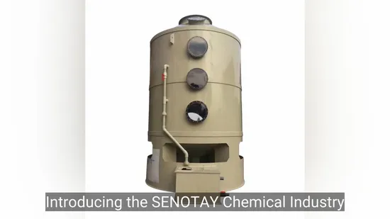 Advanced Industrial Waste Gas Treatment Wet Scrubber Spray Tower System 